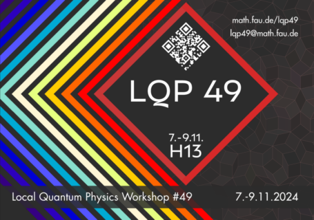 Zum Artikel "49th edition of Local Quantum Physics Workshop Series in Erlangen"